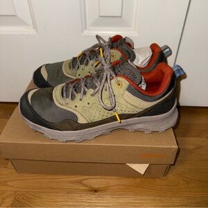 Merrell Mens Speed Solo Olive Mixed Media Suede Running & Training Shoes New